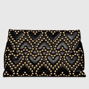 Heart Stud Quilt Pillow Clutch